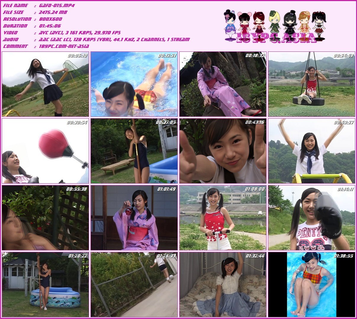 GAFD-015 Kiri Sari - (aidoru movie) RbA 800x600，GAFD-015 Kiri Sari 13yo